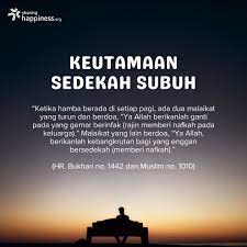 Sedekah subuh tanpa tatap muka