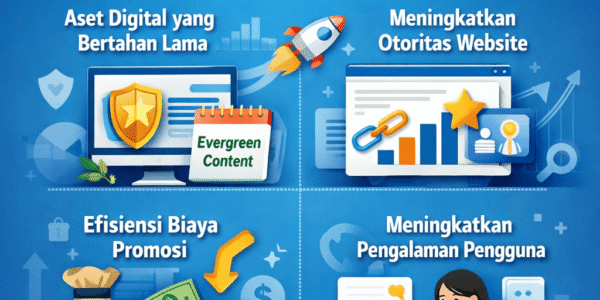 Pelajari keuntungan konten SEO jangka panjang dalam digital