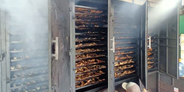 cara mengasapi daging pakai lemari