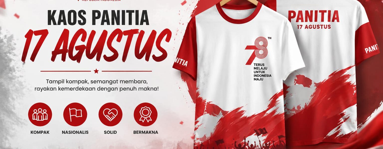 kaos panitia 17 agustus